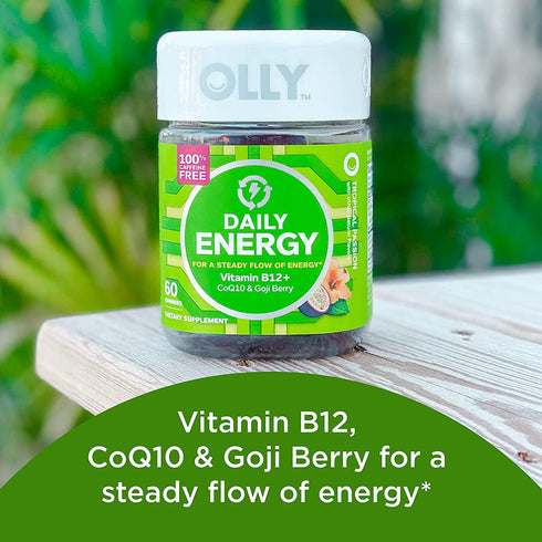 OLLY Daily Energy Gummy Chewable 60 Gummy Supplement